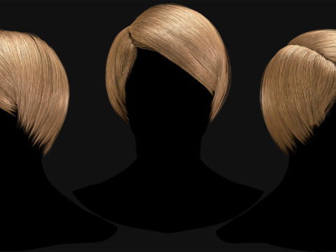 Realtime Haircard No7 Modello 3D