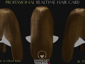 Realtime Haircard Vol 2 - No1 3D Model