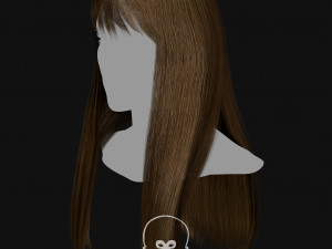 Realtime Haircard Vol 2 - No1 3D Model