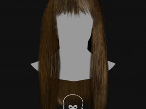 Realtime Haircard Vol 2 - No1 3D Model
