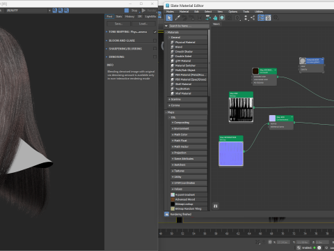 Realtime Haircard No6 Modello 3D
