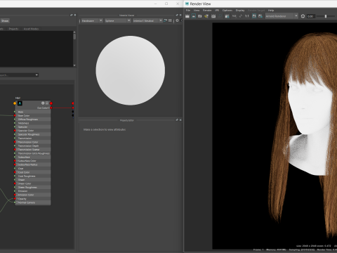 Realtime Haircard No6 Modello 3D