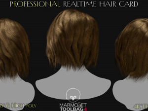Realtime Haircard Vol 2 - No5 Modelo 3D