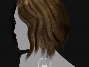 Realtime Haircard Vol 2 - No5 Modelo 3D