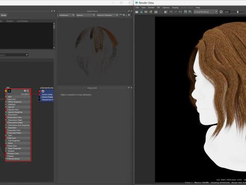 Realtime Haircard No10 3D Model