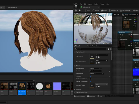 Realtime Haircard No10 3D Model