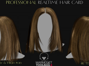 Realtime Haircard Vol 1 - No2 Modelo 3D