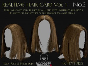 Realtime Haircard Vol 1 - No2 3D Модель