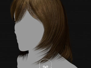 Realtime Haircard Vol 1 - No3 Modelo 3D