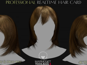 Realtime Haircard Vol 1 - No3 Modelo 3D