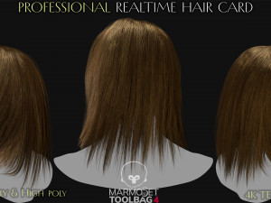Realtime Haircard Vol 1 - No3 Modelo 3D
