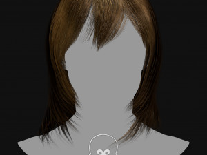 Realtime Haircard Vol 1 - No3 Modelo 3D