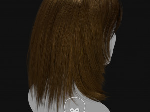 Realtime Haircard Vol 1 - No3 Modelo 3D