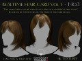 Realtime Haircard Vol 1 - No3 3D Модель