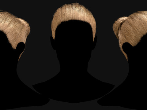 Realtime Haircard No5 3D Модель