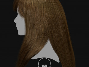 Realtime Haircard Vol 1 - No4 Modelo 3D