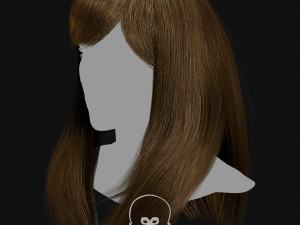 Realtime Haircard Vol 1 - No4 Modelo 3D
