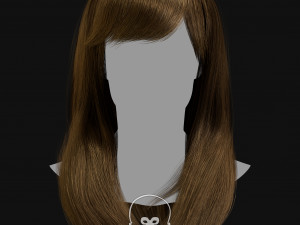 Realtime Haircard Vol 1 - No4 Modelo 3D