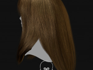 Realtime Haircard Vol 1 - No4 Modelo 3D