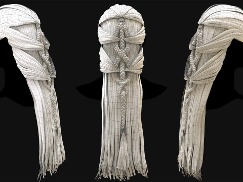 Realtime Haircard No11 3D Model