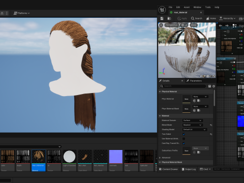 Realtime Haircard No11 Modèle 3D