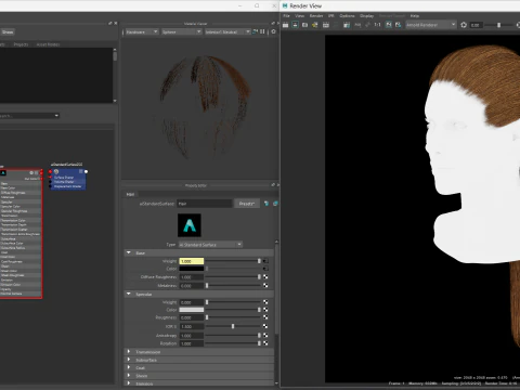 Realtime Haircard No11 3D Model