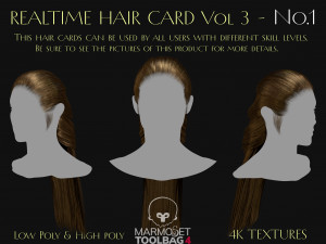 Realtime Haircard Vol 3 - No1 Modelo 3D