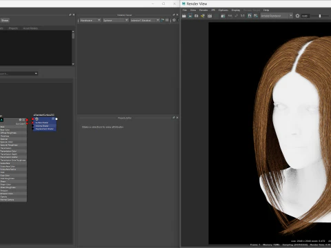 Realtime Haircard No12 3D Model