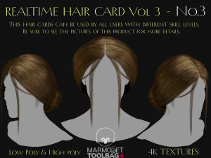 Realtime Haircard Vol 3 - No3 Modelo 3D