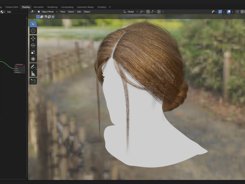 Realtime Haircard No13 3Dモデル
