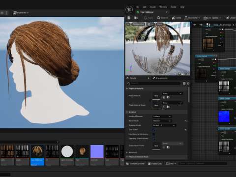 Realtime Haircard No13 3Dモデル