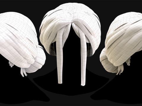 Realtime Haircard No13 3Dモデル