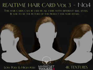Realtime Haircard Vol 3 - No4 Modelo 3D