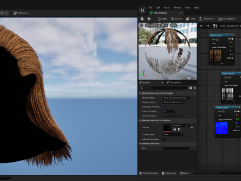 Realtime Haircard No14 3D Modell