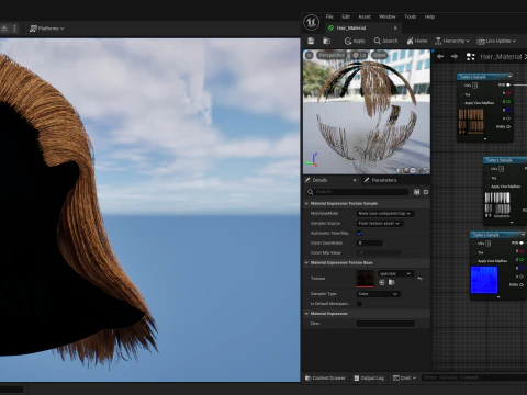 Realtime Haircard No14 3D Model