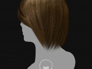 Realtime Haircard Vol 3 - No5 3Dモデル