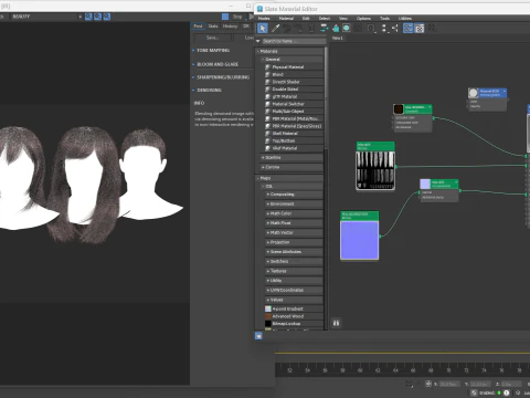 Professional Realtime Haircard Vol 1 3D Model