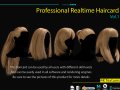 Professional Realtime Haircard Vol 1 3D Model