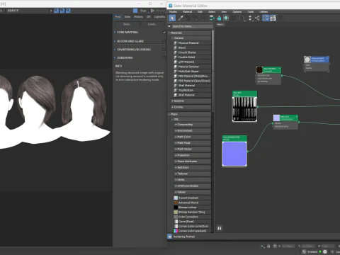 Professional Realtime Haircard Vol 2 3D Model