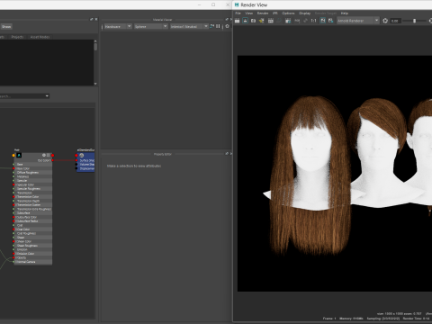 Professional Realtime Haircard Vol 2 3D 模型