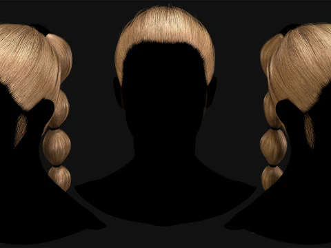 Professional Realtime Haircard Vol 2 3D Model