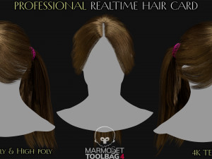 Realtime Haircard Vol 4 - No1 3D 模型