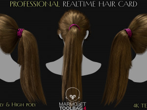 Realtime Haircard Vol 4 - No1 3D 模型