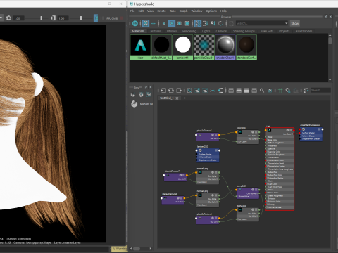 Realtime Haircard No16 3D 模型
