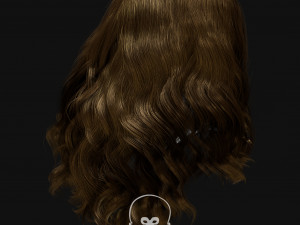 Realtime Haircard Vol 4 - No2 3D Model