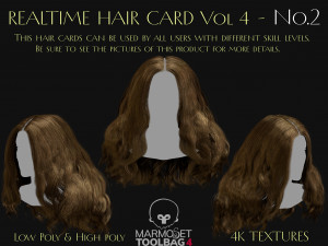 Realtime Haircard Vol 4 - No2 3D Модель