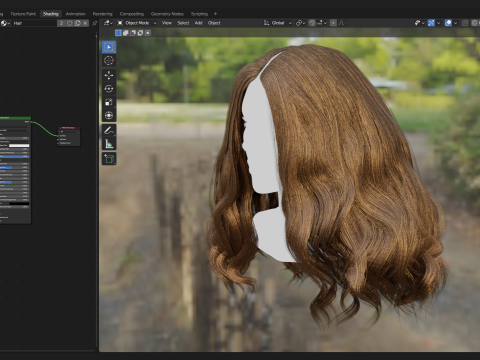 Realtime Haircard Vol 4 - No2 3D Model