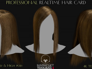 Realtime Haircard Vol 4 - No3 3Dモデル