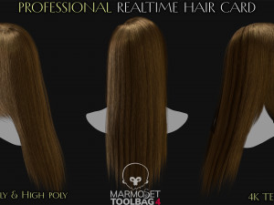 Realtime Haircard Vol 4 - No3 3Dモデル