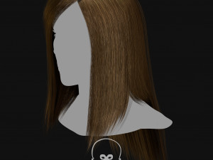 Realtime Haircard Vol 4 - No3 3Dモデル